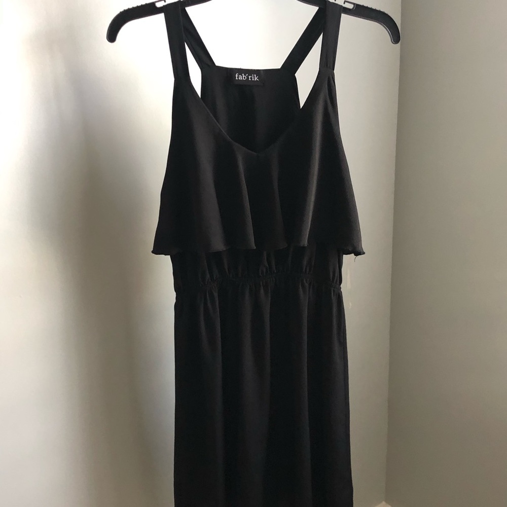 Flowy little black dress